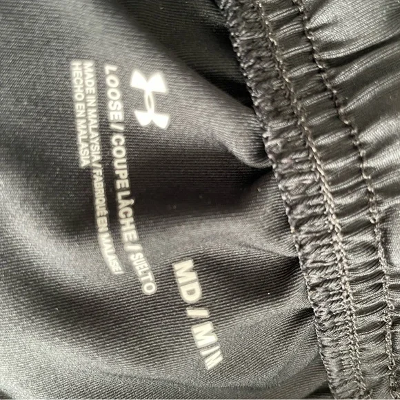 Under Armour Loose Fit Shorts Trio in Black, Gray, and Blue - Picture 6 of 10